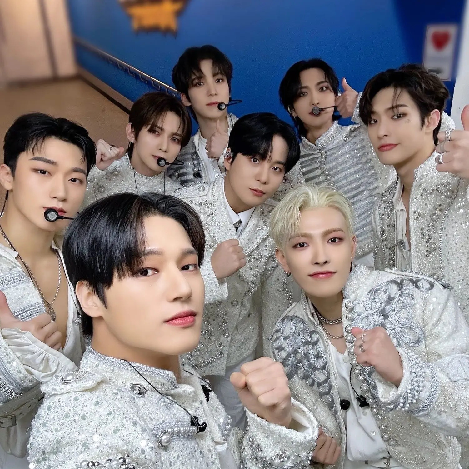 Group picture of ateez